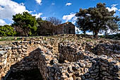 The Royal Villa of Aya Tridha. Storerooms area just below the chapel of yios Yeryios. 